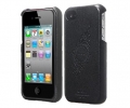 Кейс SGP Leather Grip черный для iPhone 4 / 4S