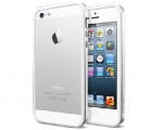Бампер SGP Neo Hybrid EX Slim Metal Satin Silver - iPhone 5/...