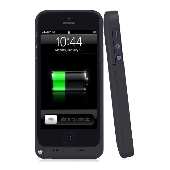 Чехол-батарея ZuZo Powerbank 2200mAh Black - iPhone 5/5s - Изображение 1