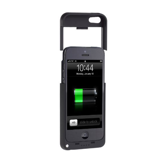 Чехол-батарея ZuZo Powerbank 2200mAh Black - iPhone 5/5s - Изображение 3