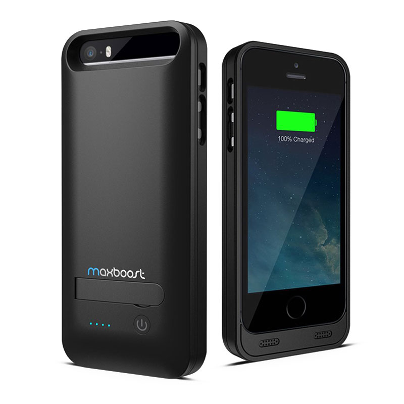 Чехол-батарея Maxboost Atomic S Protective Battery Case Matte Black - iPhone 5/5s - Изображение 2