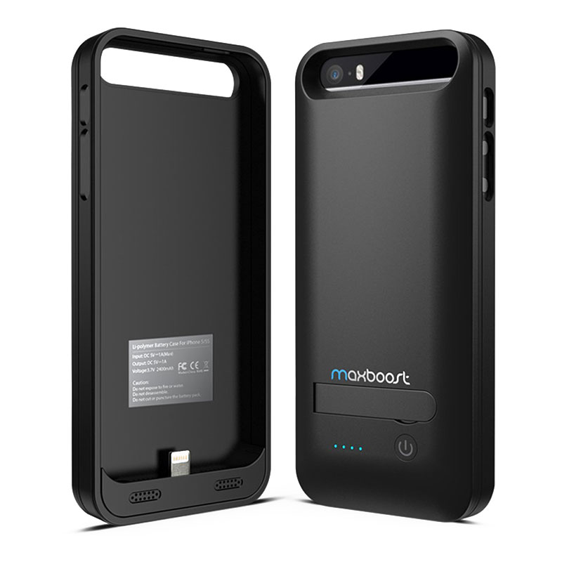 Чехол-батарея Maxboost Atomic S Protective Battery Case Matte Black - iPhone 5/5s - Изображение 3