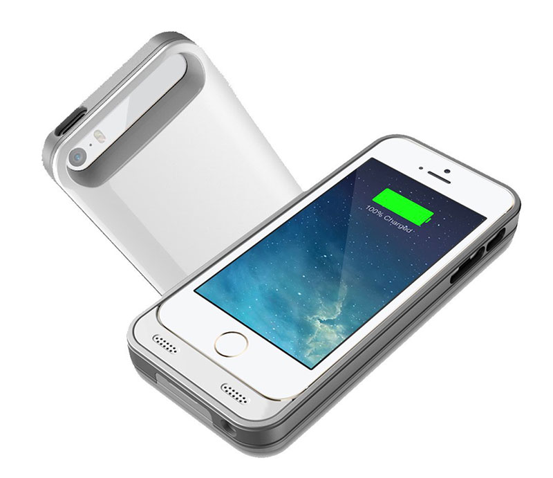 Чехол-батарея Maxboost Atomic S Protective Battery Case White Silver - iPhone 5/5s - Изображение 7