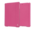 Jisoncase Smart Cover for iPad Air Roze Red