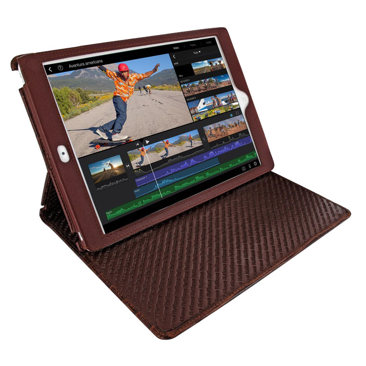 Чехол Piel Frama Cinema Magnetic Leather Case Crocodile Brown для iPad Air