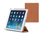Элитный кожаный чехол Decoded Slim Cover Brown - iPad Air