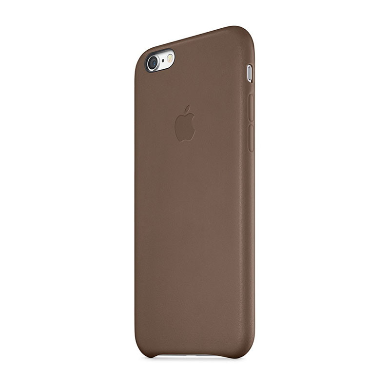 Apple iPhone 6 Leather Case Brown - 2