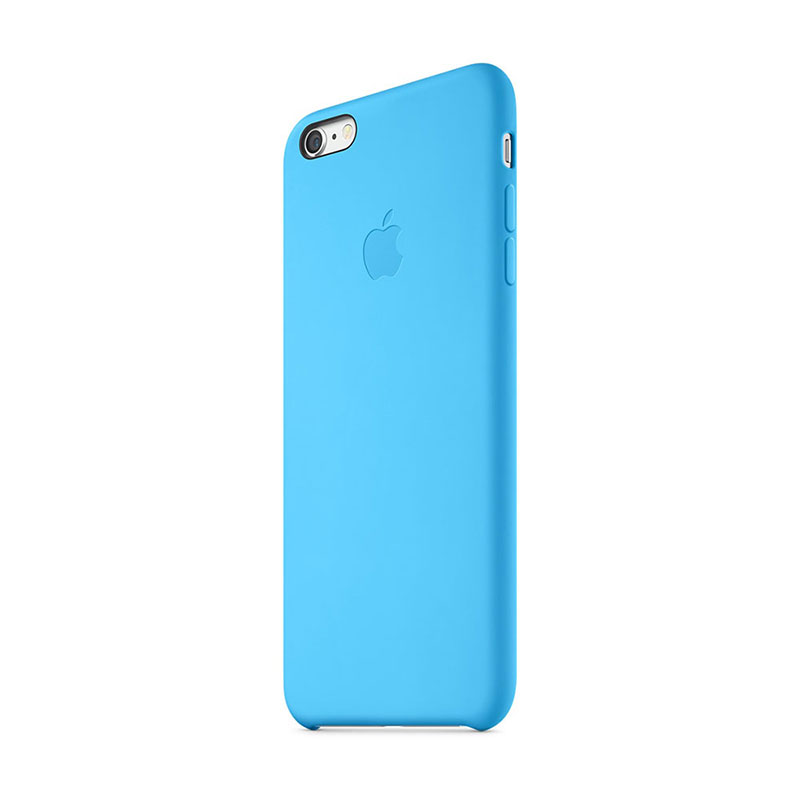 Apple iPhone 6 Plus Silicone Case Blue - 2