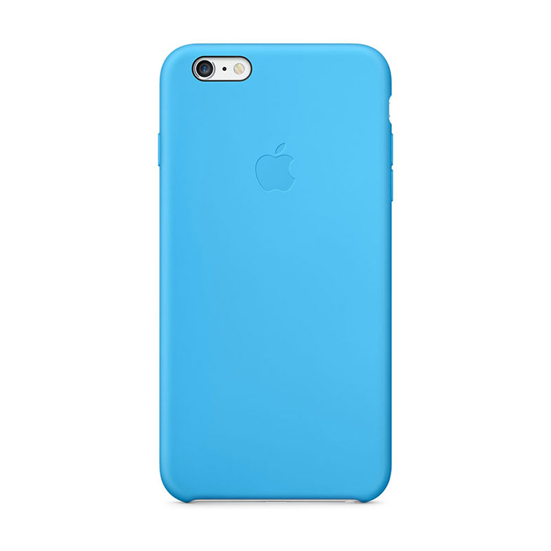 Apple iPhone 6 Plus Silicone Case Blue - 5