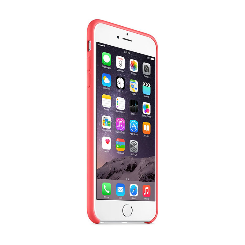 Apple iPhone 6 Plus Silicone Case Pink - 4