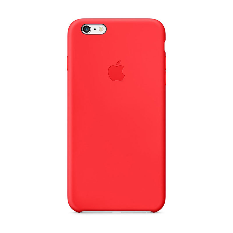 Apple iPhone 6 Plus Silicone Case Red - 5