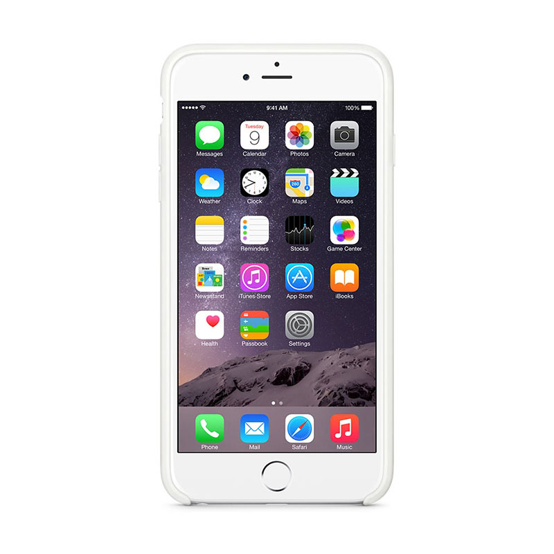 Apple iPhone 6 Plus Silicone Case White - 1