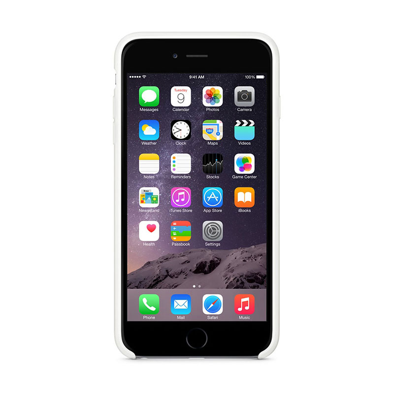 Apple iPhone 6 Plus Silicone Case White - 6