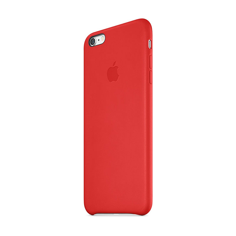 Apple iPhone 6 Plus Leather Case Red - 2