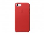 Apple iPhone 7 Leather Case - (PRODUCT) RED (MMY62)