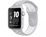 Apple Watch Nike+ 38mm Series 2 Silver Aluminum Case with Fl...