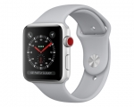 Apple Watch 42mm Series 3 GPS + Cellular Silver Aluminum Cas...