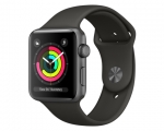 Apple Watch Series 3 GPS 42mm Space Gray Aluminum Case with ...