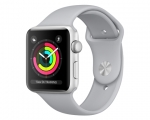 Apple Watch Series 3 GPS 38mm Silver Aluminum Case with Fog ...