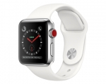 Apple Watch 38mm Series 3 GPS + Cellular Stainless Steel Cas...