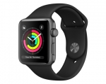 Apple Watch Series 3 GPS 42mm Space Gray Aluminum Case with ...