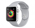 Apple Watch Series 3 GPS 42mm Silver Aluminum Case with Fog ...