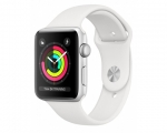 Apple Watch Series 3 GPS 38mm Silver Aluminium Case with Whi...