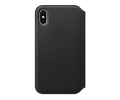 Чохол Apple Leather Folio для iPhone X Black (MQRV...