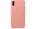Чохол Apple Leather Case для iPhone X Soft Pink (MRGH2)