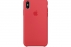 Чехол Apple Silicone Case LUX Copy Red Raspberry д...