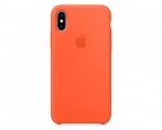 Чохол Lux-Copy Apple Silicone Case для iPhone X Spicy Orange...