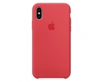 Чехол Lux-Copy Apple Silicone Case для iPhone X Red Raspberr...