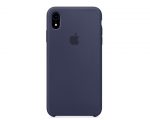 Чохол Lux-Copy Apple Silicone Case для iPhone XR Midnight Bl...