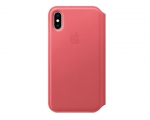 Чохол-книжка Apple Leather Folio для iPhone Xs Peony Pink (M...