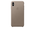 Чохол Apple Leather Case для iPhone Xs Taupe (MRWL...
