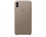 Чохол Apple Leather Case для iPhone Xs Taupe (MRWL2)