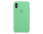 Чехол Lux-Copy Apple Silicone Case для iPhone Xs Spearmint (...
