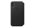 Чохол Apple iPhone Xs Max Leather Folio Black (MRX...
