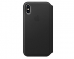 Чохол Apple iPhone Xs Max Leather Folio Black (MRX22)