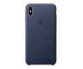Чохол Apple Leather Case для iPhone Xs Max Midnigh...