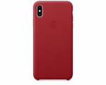 Чохол Apple Leather Case для iPhone Xs Max Red (MRWQ2)