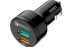 Автозарядка Aukey Quick Charge 3.0 2 USB Black (CC...