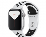 Apple Watch Nike Series 5 GPS 40mm Silver Aluminum Case with...