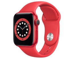 Apple Watch Series 6 GPS 40mm (PRODUCT)RED Aluminum Case (PRODUCT)RED Sport Band (M00A3)