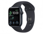 Apple Watch SE 2 GPS 44mm Midnight Aluminum Case with Midnig...