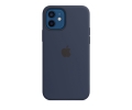 Чохол Apple Silicone Case Deep Navy для iPhone 12/...