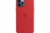 Чохол Apple Silicone Case PRODUCT RED для iPhone 1...
