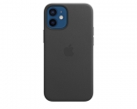 Чохол Apple Leather Сase with MagSafe для iPhone 12 mini Bla...