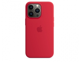 Чехол Apple Silicone Case with MagSafe для iPhone 13 Pro (PRODUCT)RED (MM2L3)