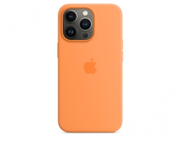 Чехол Apple Silicone Case with MagSafe для iPhone 13 Pro Marigold (MM2D3)